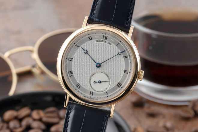 Breguet Classique 18K (0.750) Gold Automatic Men's Watch Ref. 5140 Box Classic