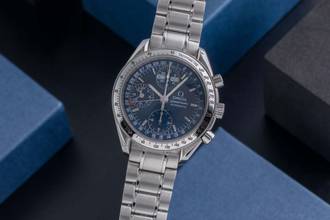 Thumbnail von Omega Speedmaster Day Date Chronograph Automatik Edelstahl Ref. 3523.80.00