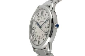 Thumbnail von Cartier Ronde de Cartier Solo De Cartier Automatische Datum Stalen herenhorloge Ref. WSRN0012