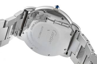 Thumbnail von Cartier Ronde de Cartier Solo De Cartier Automatische Datum Stalen herenhorloge Ref. WSRN0012