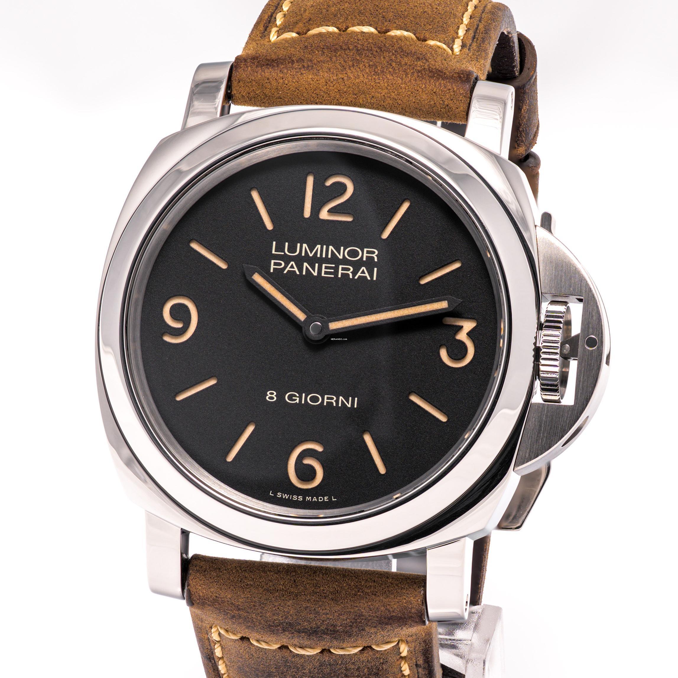  Panerai Luminor Base 8 Days – PAM 00914 – like NEW – 02/2024 Full Set 