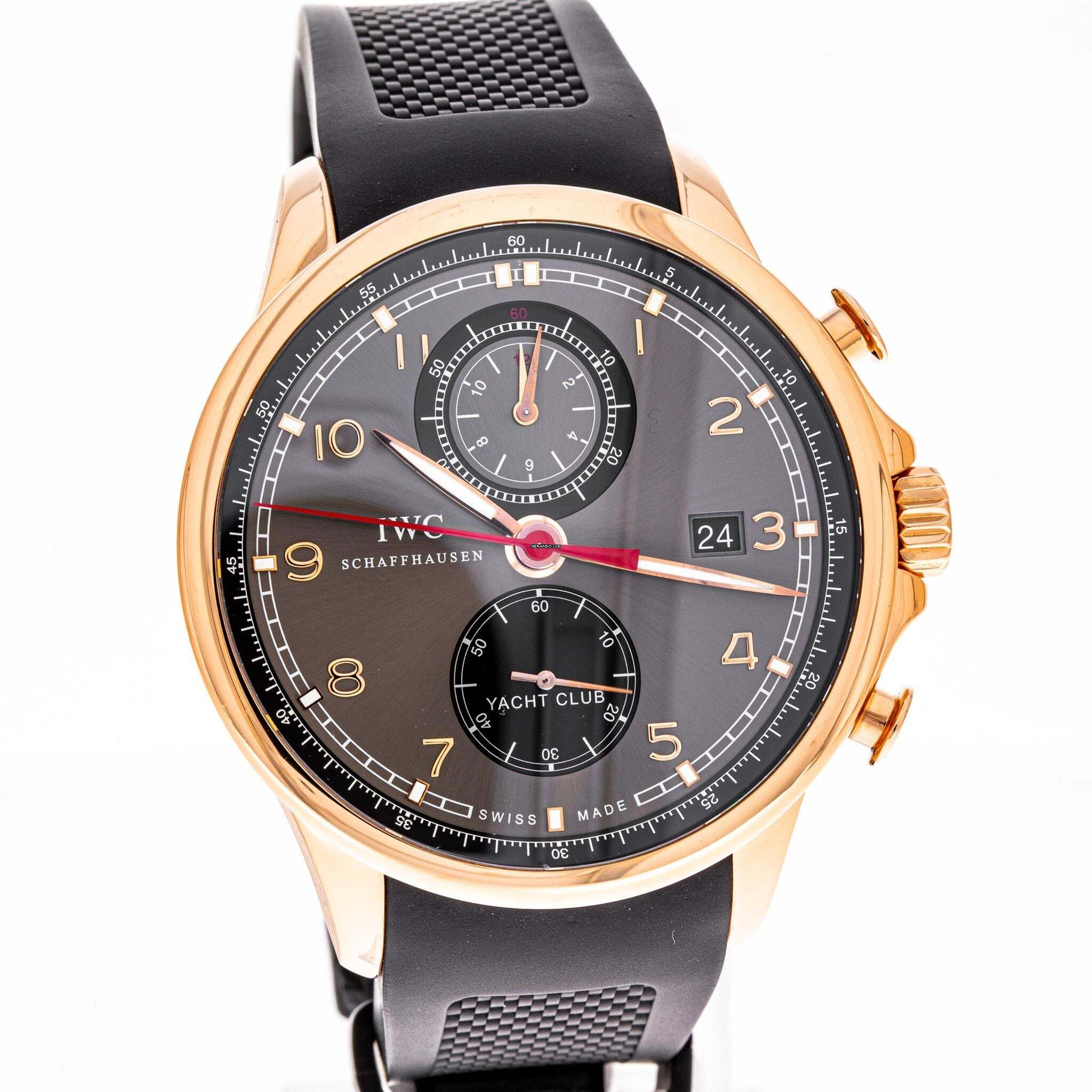 Thumbnail von IWC Portugieser Yacht Club Chronograph Chrono Portuguese 44 – IW390202 – like NEW – 2014 Full Set