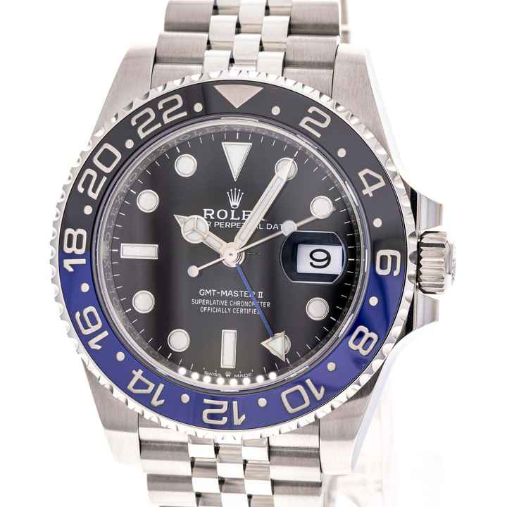  Rolex GMT-Master II Batgirl – 126710BLNR – like NEW – 08/2020 Full Set 