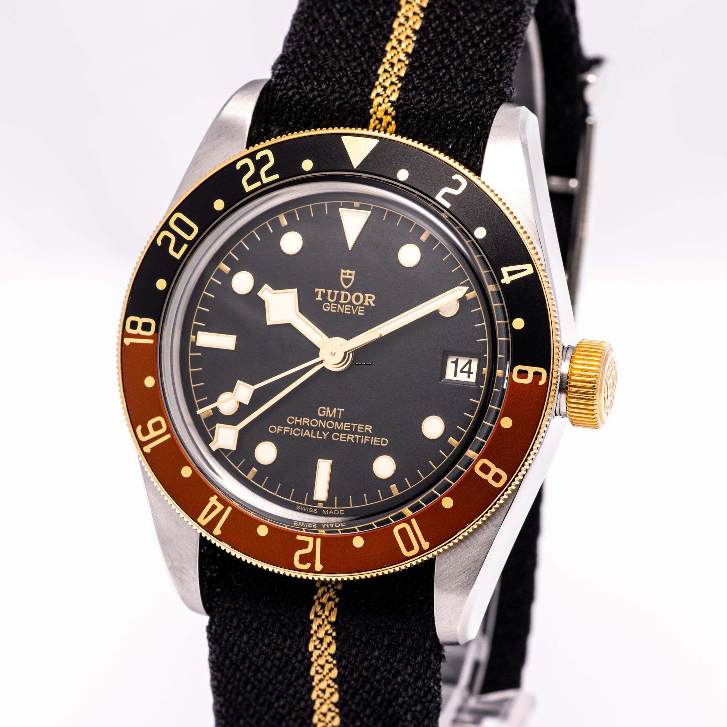  Tudor Black Bay GMT Steel Gold 41 – 79833MN – like NEW– 04/2022 Full Set 
