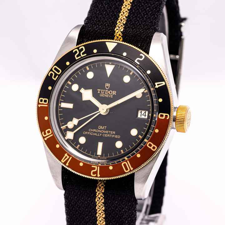  Tudor Black Bay GMT Steel Gold 41 – 79833MN – like NEW– 04/2022 Full Set 
