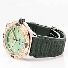 Thumbnail von Breitling Chronomat 38 Gold Diamond Green – U17356531L1S1 – like NEW – 02/2023 Full Set
