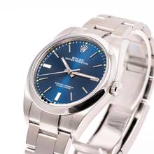 Thumbnail von Rolex Oyster Perpetual 39 Blue – 114300 – like NEW – 12/2018 Full Set Lc100