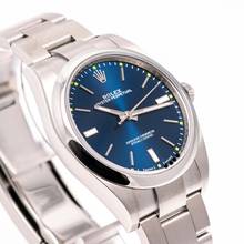 Thumbnail von Rolex Oyster Perpetual 39 Blue – 114300 – like NEW – 12/2018 Full Set Lc100