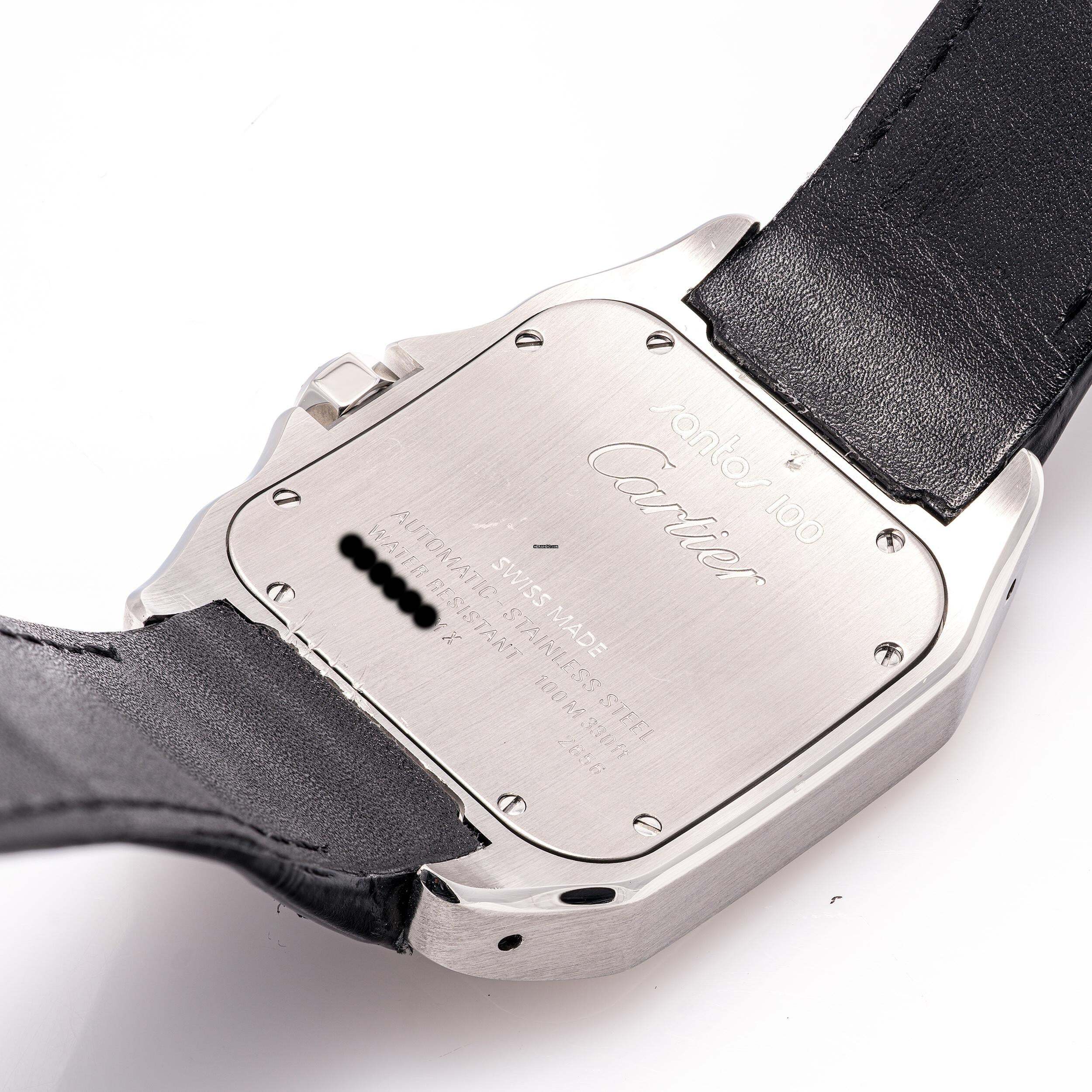 Thumbnail von Cartier Santos 100 XL White – 2656 – Good Condition – 2008 Full Set