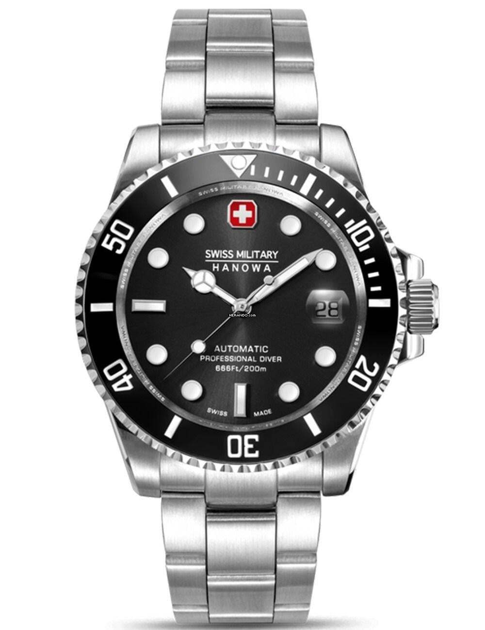 Swiss Military Hanowa SMWGL0006301 Herrenuhr Sealord Automatik 41mm 20ATM