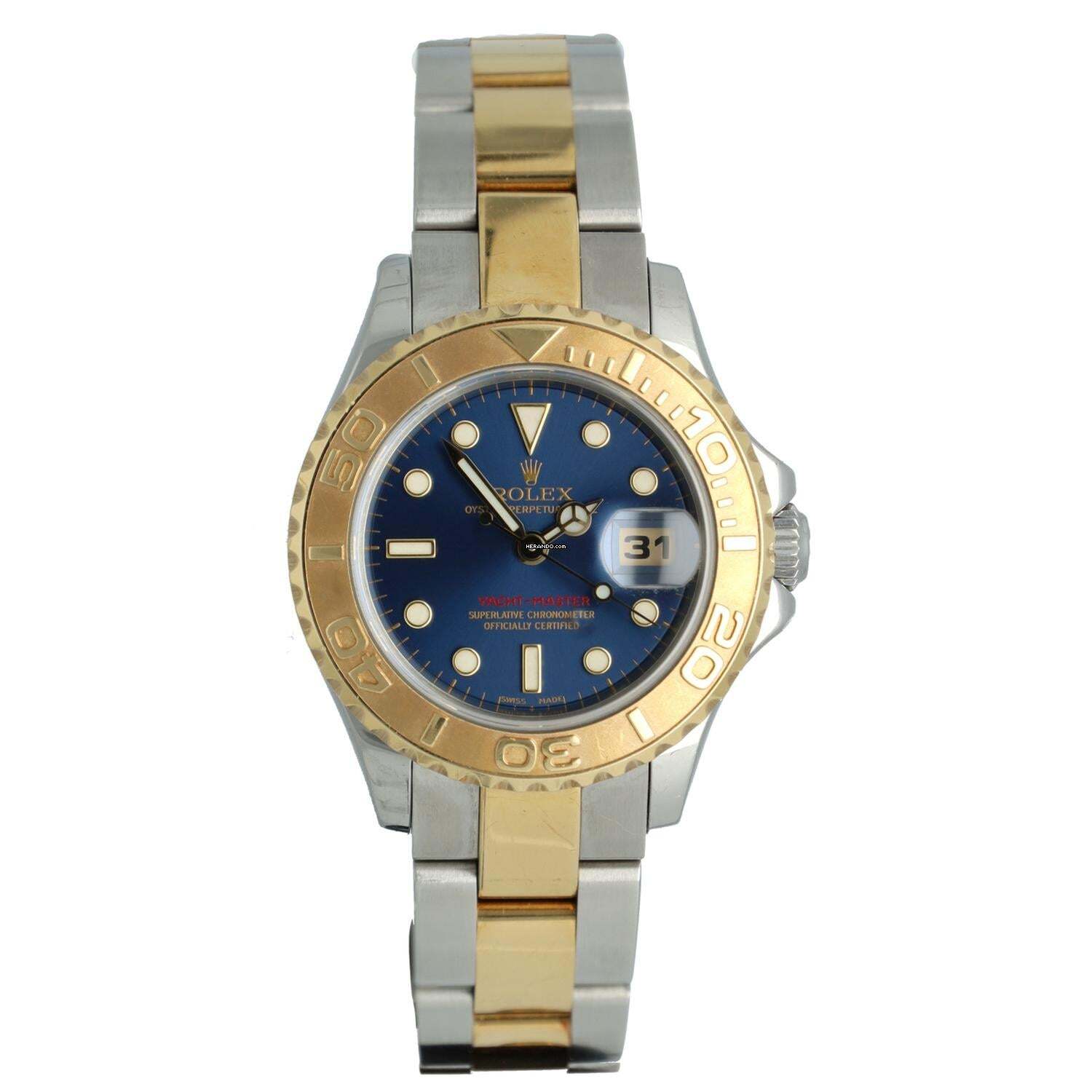 Thumbnail von Rolex Yacht-Master Lady 29mm Blue dial Ref. 169623