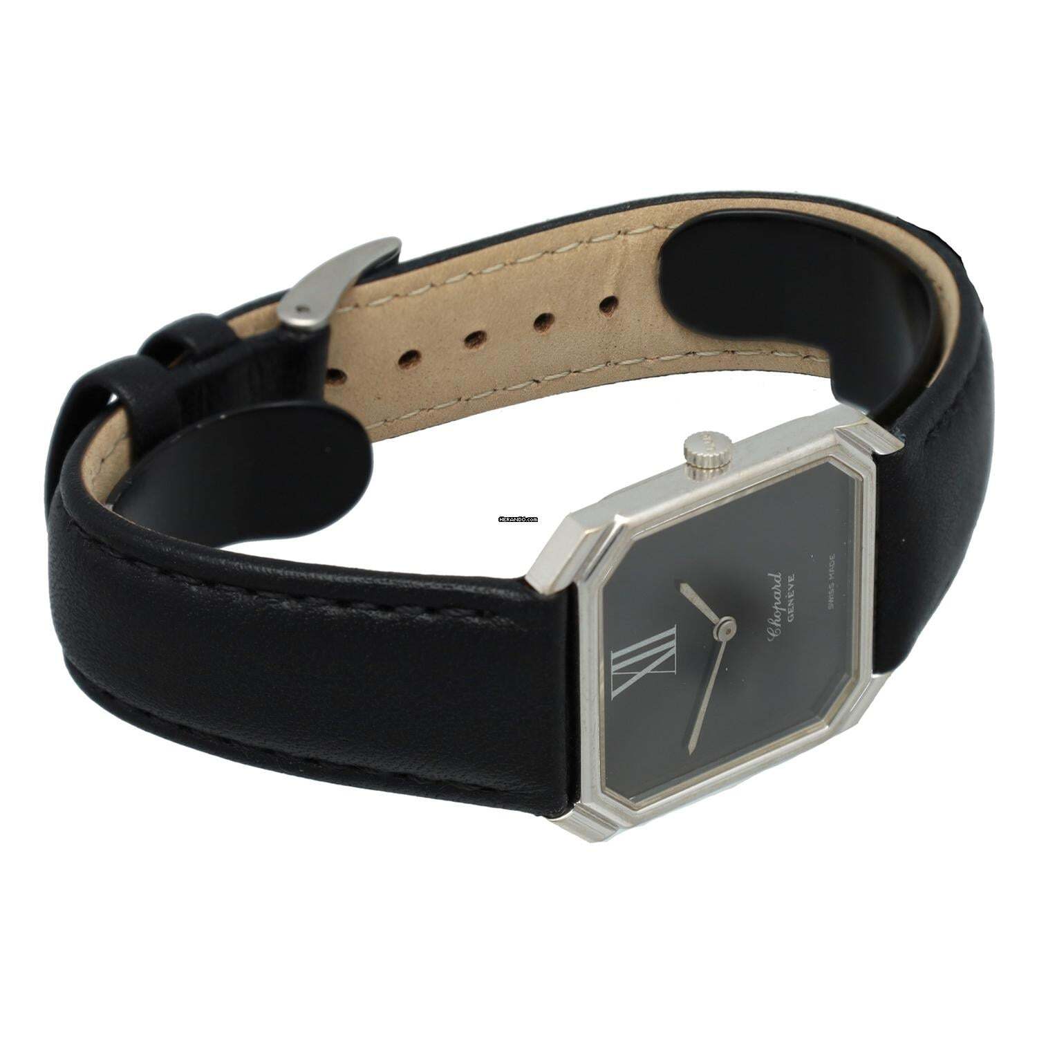 Thumbnail von Chopard Tank Octagon 18 K White Gold Onyx Dial Ref: 2101