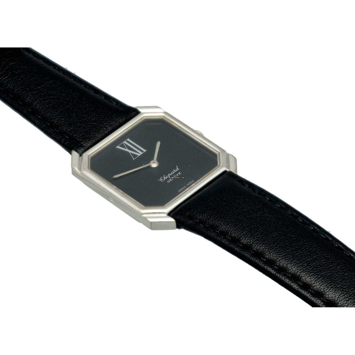 Thumbnail von Chopard Tank Octagon 18 K White Gold Onyx Dial Ref: 2101