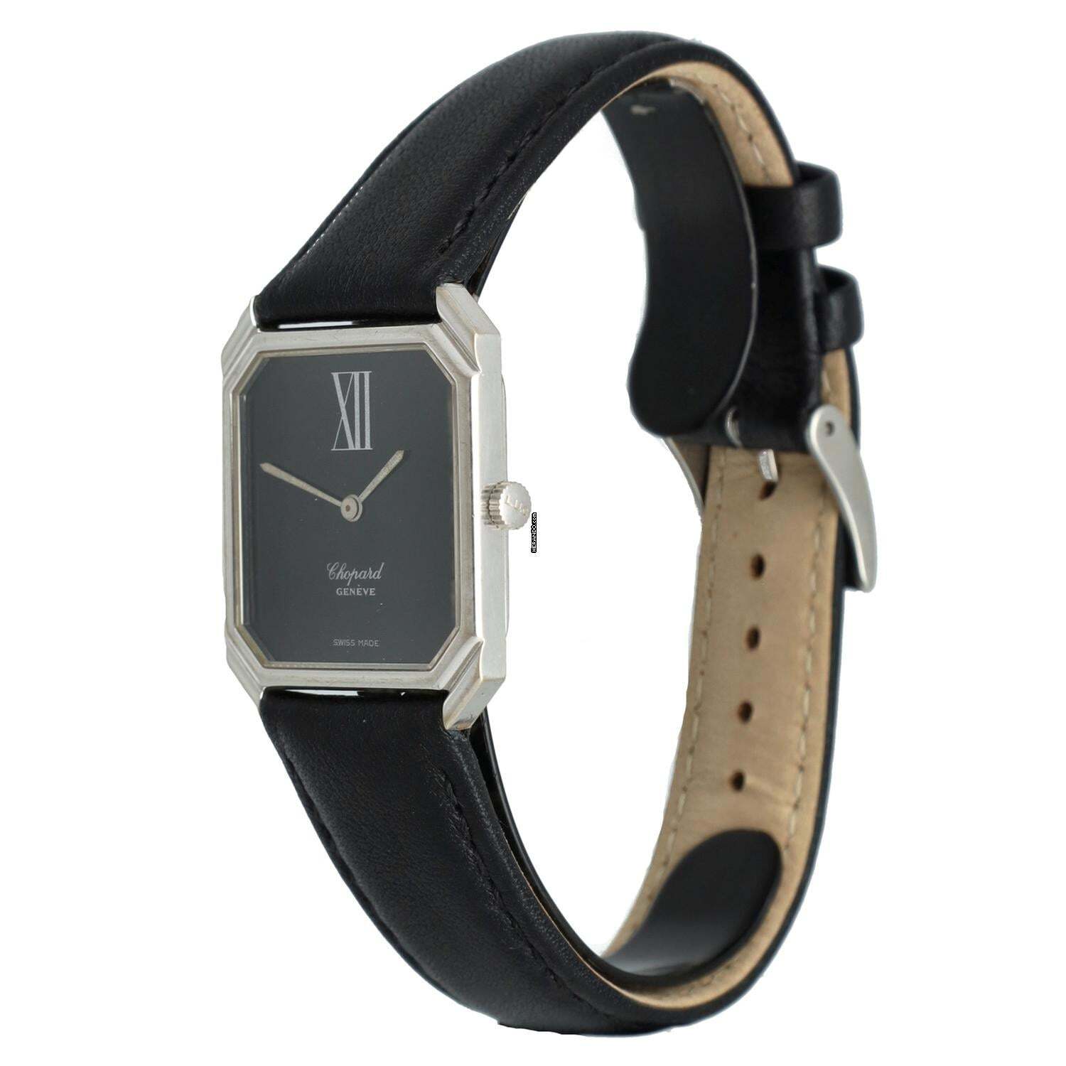 Thumbnail von Chopard Tank Octagon 18 K White Gold Onyx Dial Ref: 2101