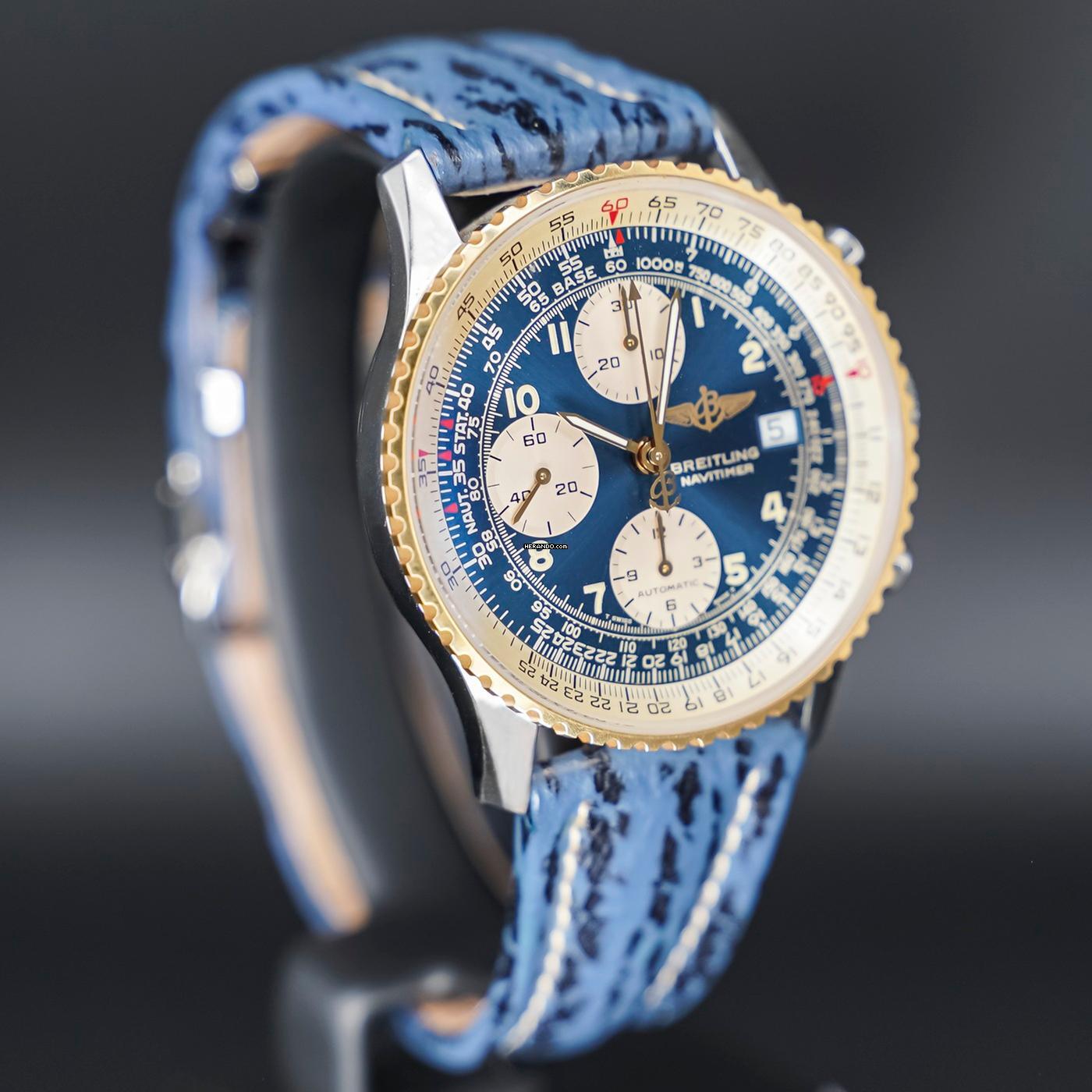 Thumbnail von Breitling Old Navitimer Blue Dial FULLSET 1994