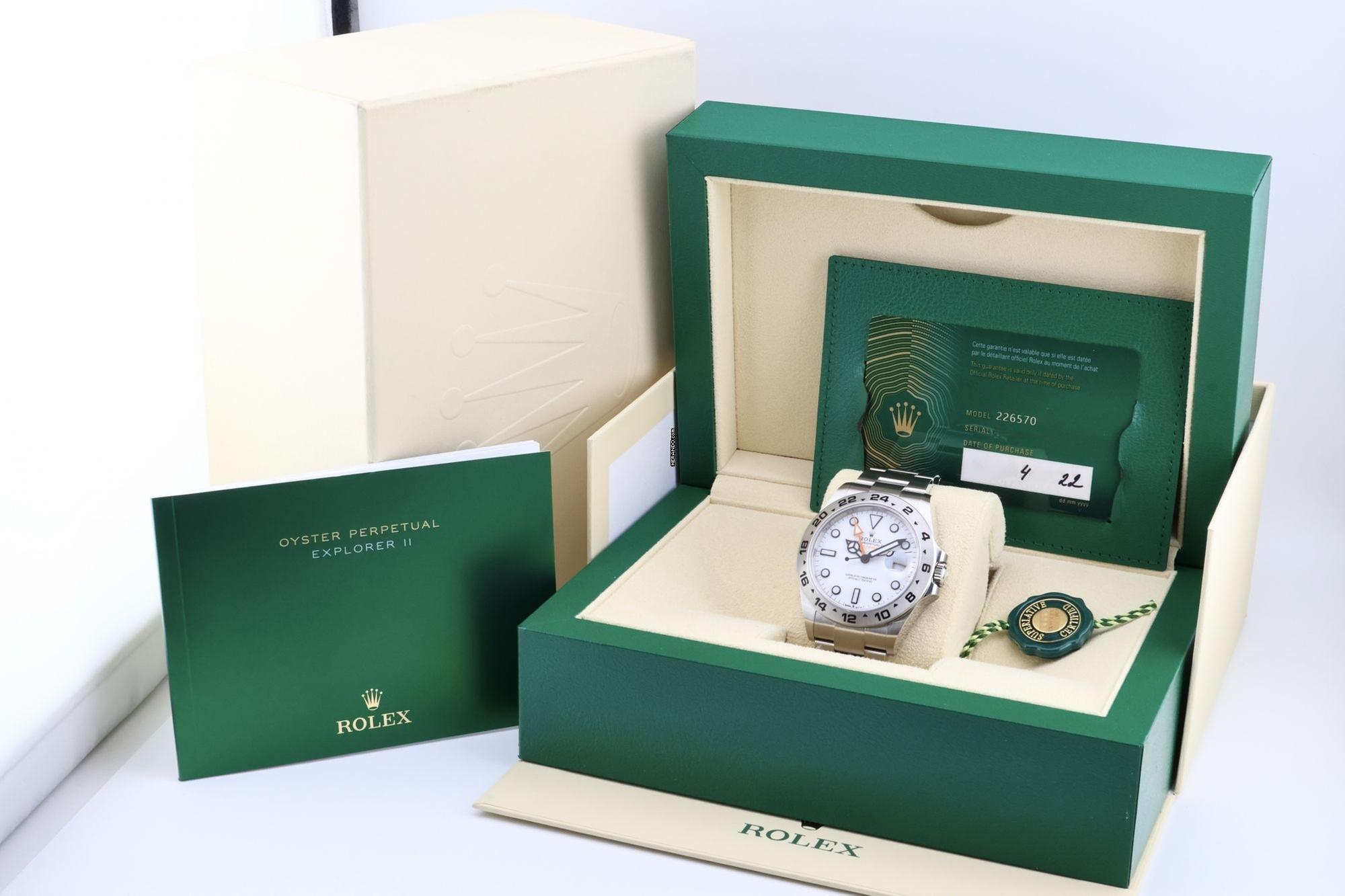 Thumbnail von Rolex Explorer II 42mm - White Dial - Unworn - 226570 2022