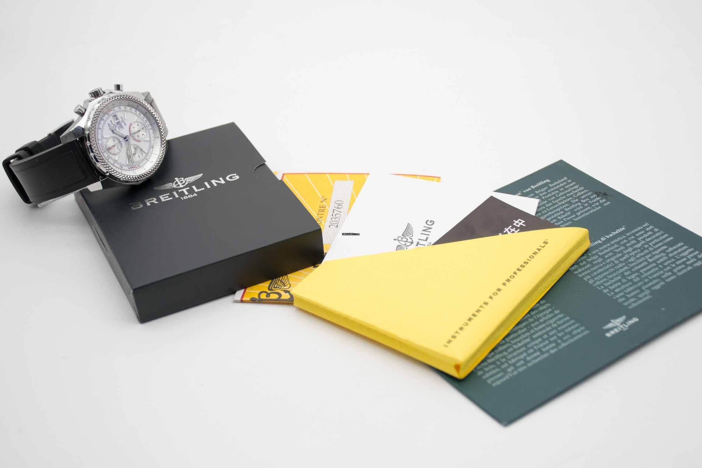 Thumbnail von Breitling Bentley GT A13362 in perfektem Zustand