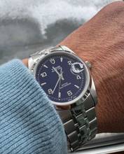 Thumbnail von Tudor Prince Date 74000N NOS / UNGETRAGEN Blue Dial - Full Set 2007