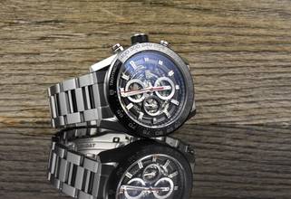 Thumbnail von TAG Heuer Carrera Calibre HEUER 01 Skeleton Automatik CAR2A1W B&P