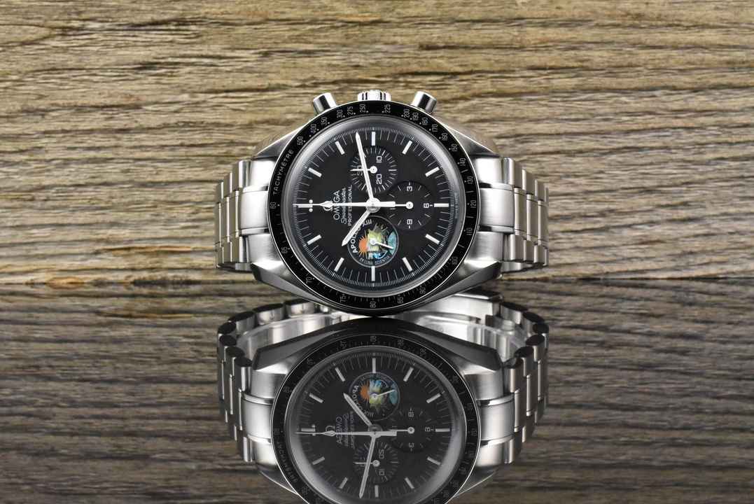  Omega Speedmaster Professional Moonwatch Apollo XI OMEGA SERVICE 3595.52.00 25th Anniversary Limited - Full Set 
