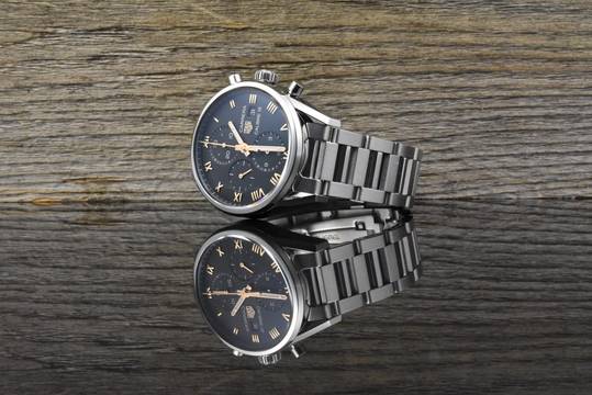  TAG Heuer Carrera Calibre 16 Black Roségold / Japan Limited B&P 