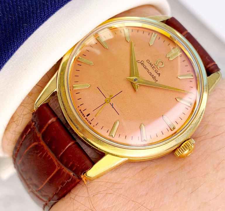  Omega Seamaster Vintage Restored Pink Dial Serviced 14389 14389 