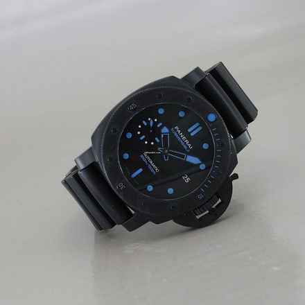 Panerai Submersible Carbotech Ø 42 mm 2 bracelets Ensemble complet, état impeccable