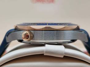 Thumbnail von Omega Seamaster Diver 300 M 42mm 210.22.42.20.03.002 esfera azul Sedna Gold/Acero Muy buen estado Juego completo 11-2023