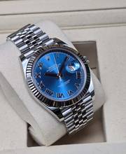 Thumbnail von Rolex Datejust 41 41mm Jubilee 126334 Blue Roman dial / Azzuro Blue Like New Condition Full Set 11-2025