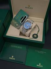 Thumbnail von Rolex Datejust 41 41mm Jubilee 126334 Blue Roman dial / Azzuro Blue Like New Condition Full Set 11-2025