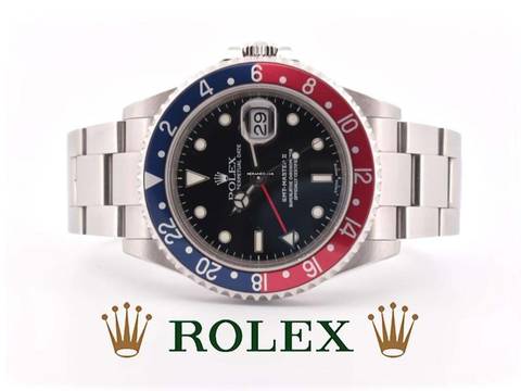 Rolex GMT-Master II LC 100 - TOP PEPSI - IM FULL SET