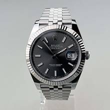 Thumbnail von Rolex Datejust 41 03/2026 LC100 Jubilé-Armband ZB Schiefergrau Index Full Set