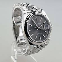 Thumbnail von Rolex Datejust 41 03/2026 LC100 Jubilé-Armband ZB Schiefergrau Index Full Set