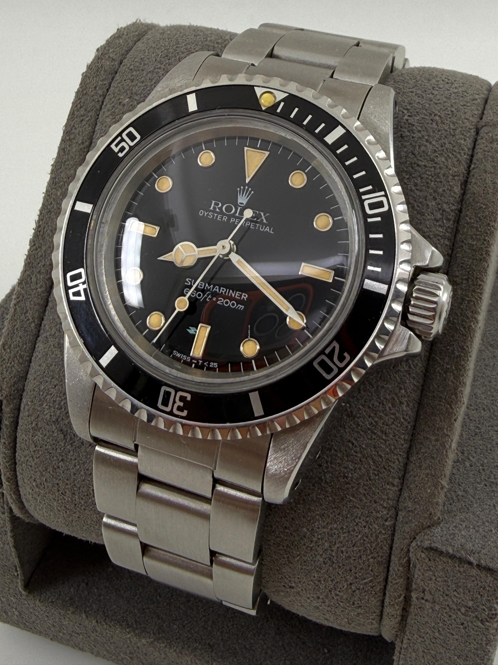 Rolex Submariner (Tarih Yok) Parlak Kadran Submariner 5513 Kabak patinası Tam Set 1987