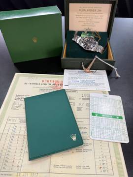 Rolex Submariner (No Date) Meter First by Submariner 1968 Full Set Double Punched Papers!