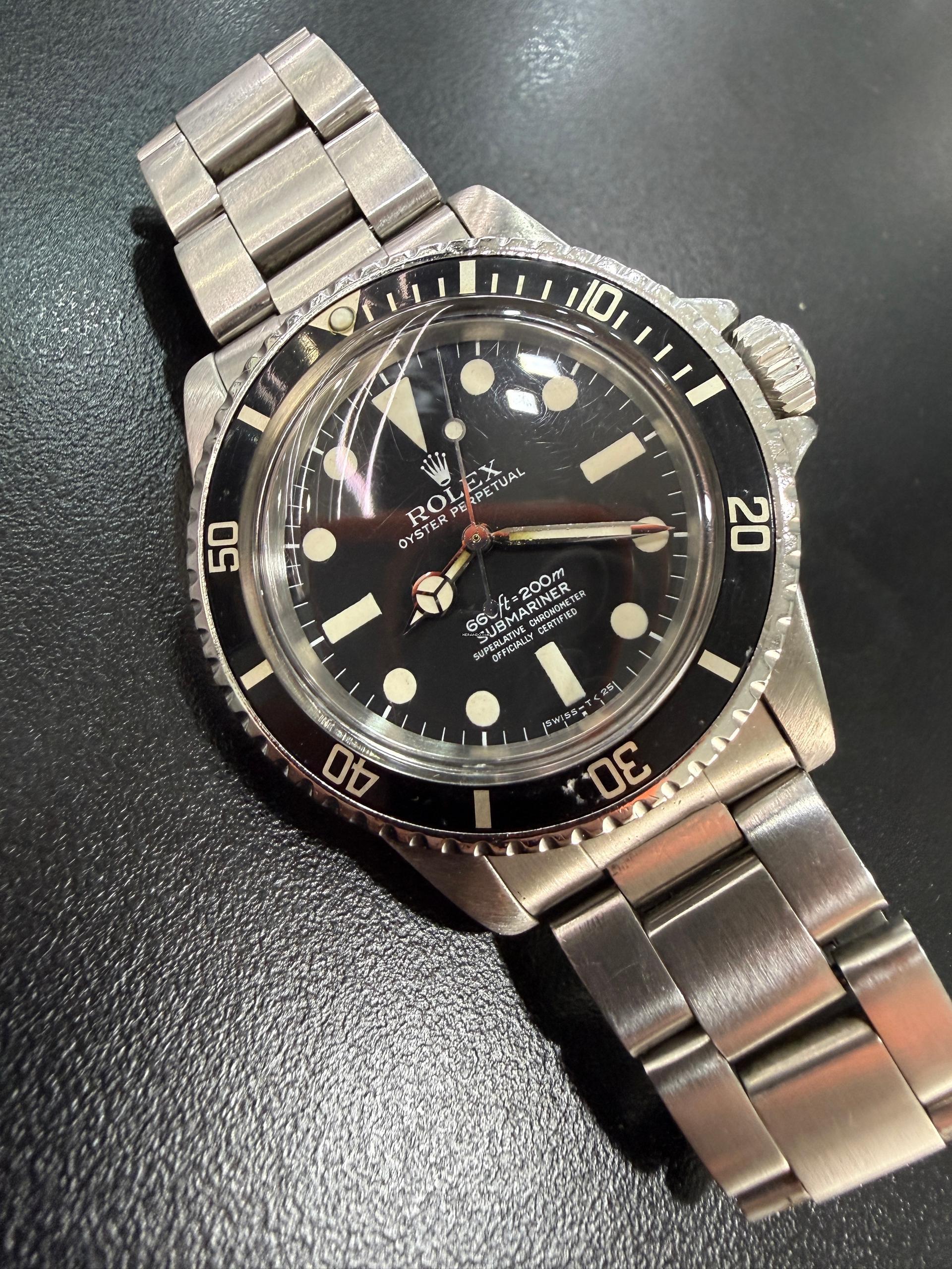 Rolex Submariner (No Date) Maxi MK1 Submariner Tam Set Düğmeli Kağıt ile! 