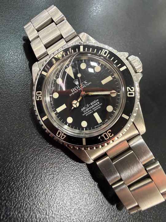 Rolex Submariner (Sin fecha) Maxi MK1 Submariner Set completo con papel perforado!