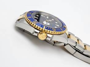 Thumbnail von Rolex Submariner Date 40 bluesy steel gold Полный комплект 2016 Австрия