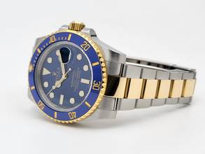 Thumbnail von Rolex Submariner Date 40 bluesy steel gold Полный комплект 2016 Австрия