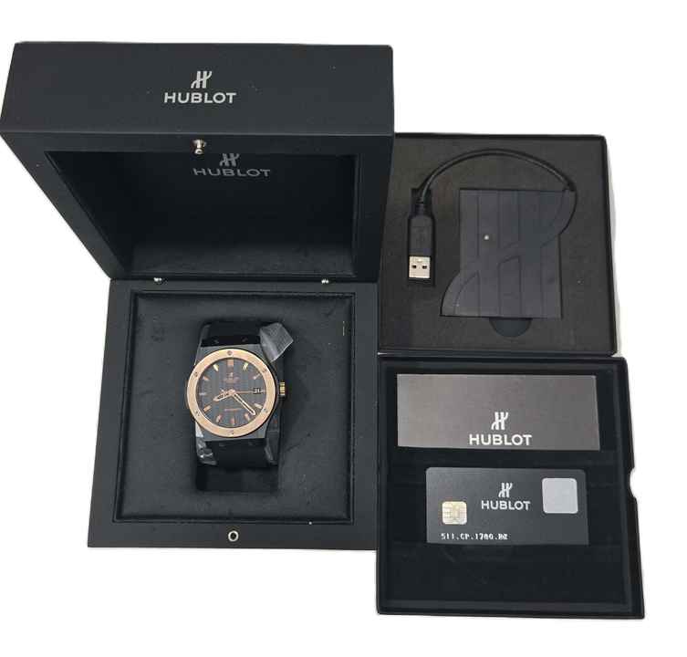 Hublot Classic Fusion zeldzaam 511.CP Volledige Set 45mm Dress Watch