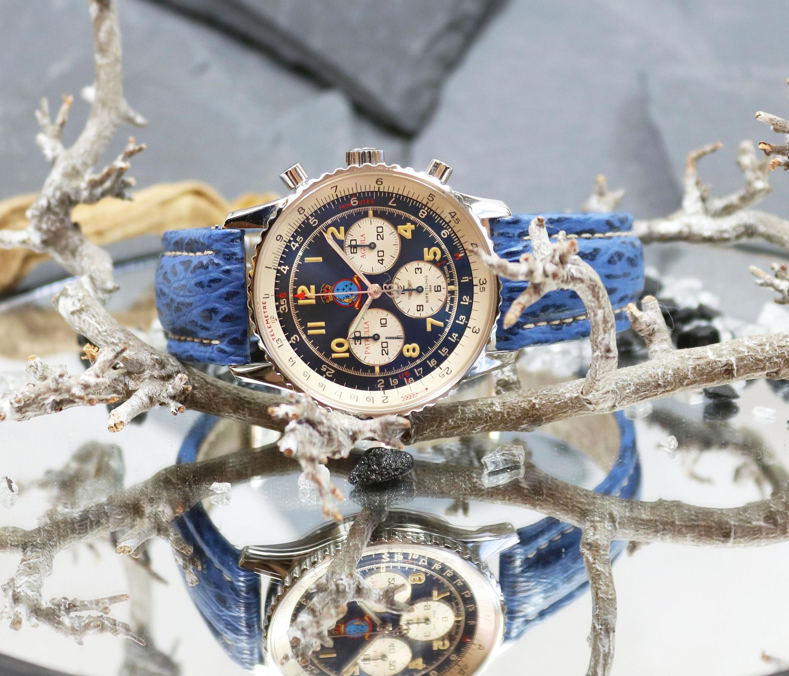  Breitling Navitimer 92 Patrulla Aguila Limited Edition Breitling Service 10/2025 