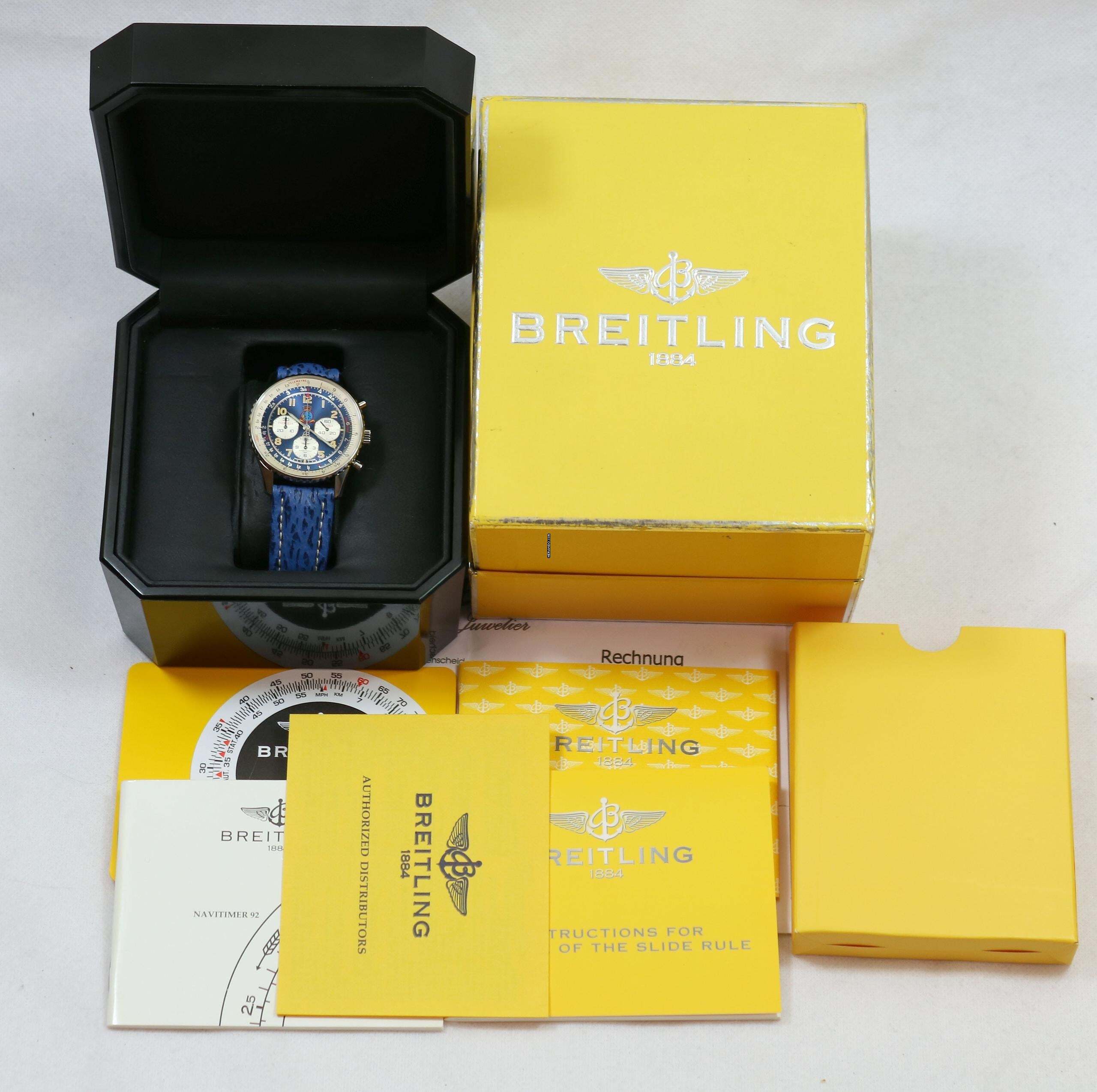 Thumbnail von Breitling Navitimer 92 Patrulla Aguila Limited Edition Breitling Service 10/2025