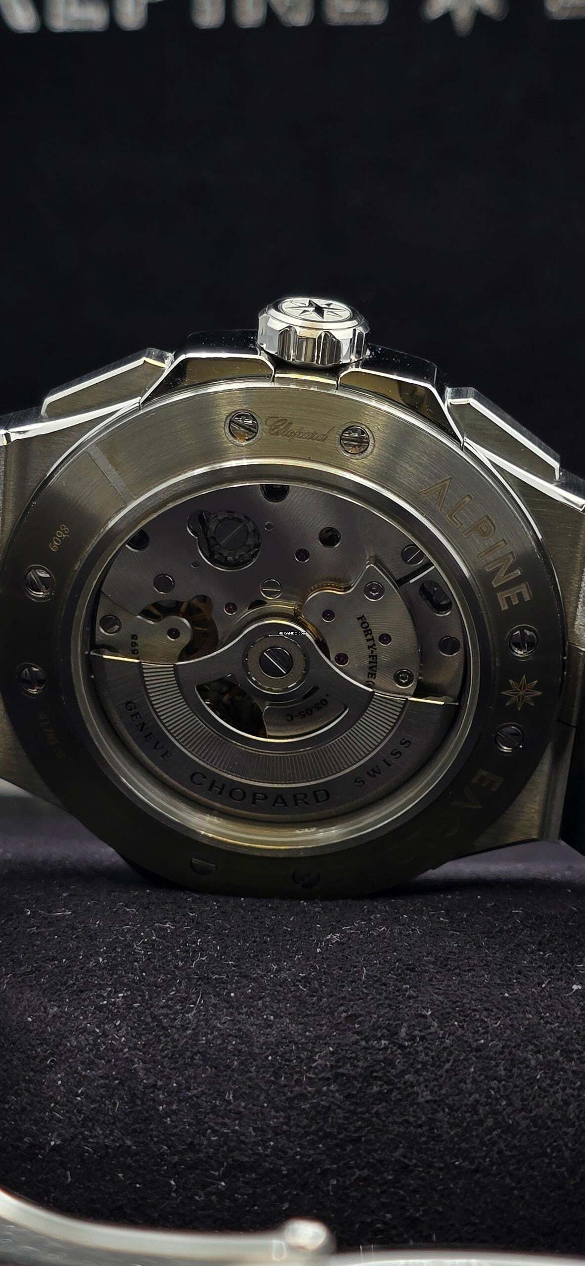  Chopard Alpine Eagle Automatic Aletsch Blue Dial Men's Alpine Eagle Xl 