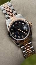 Thumbnail von Rolex Lady-Datejust NOS - partial stickers black diamond dial