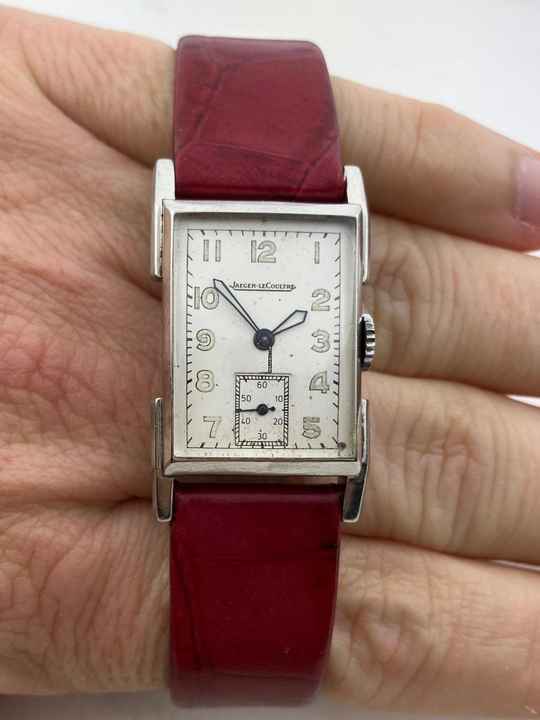  Jaeger-LeCoultre Etrier Vintage Uniplan Etrier Art Deco Tank 
