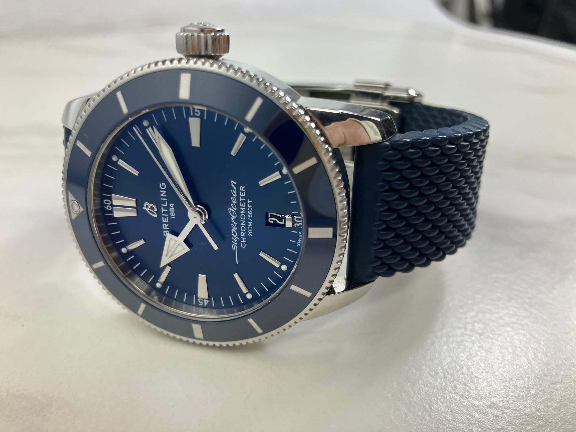 Thumbnail von Breitling Superocean Heritage Blue-Blue / 44 mm / Full Set