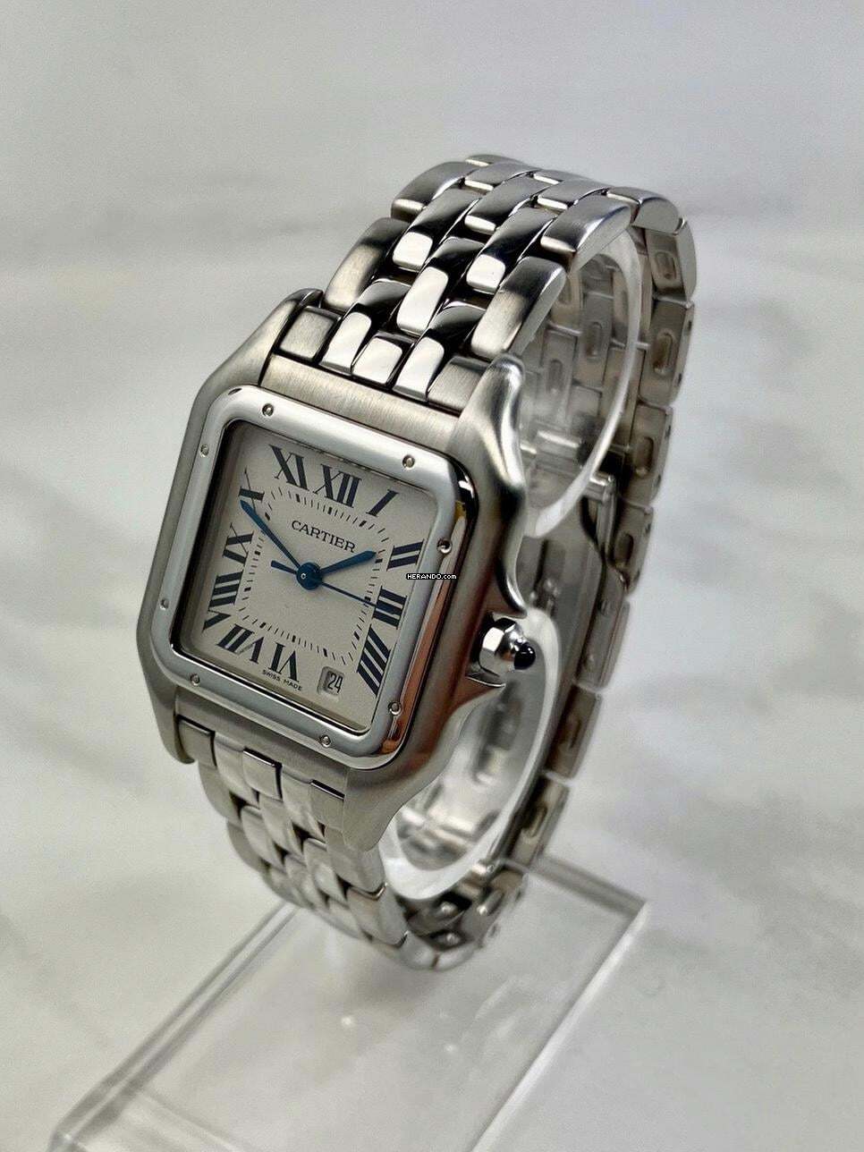 Thumbnail von Cartier Panthère Medium Date 27mm / Box+Papers / 2003