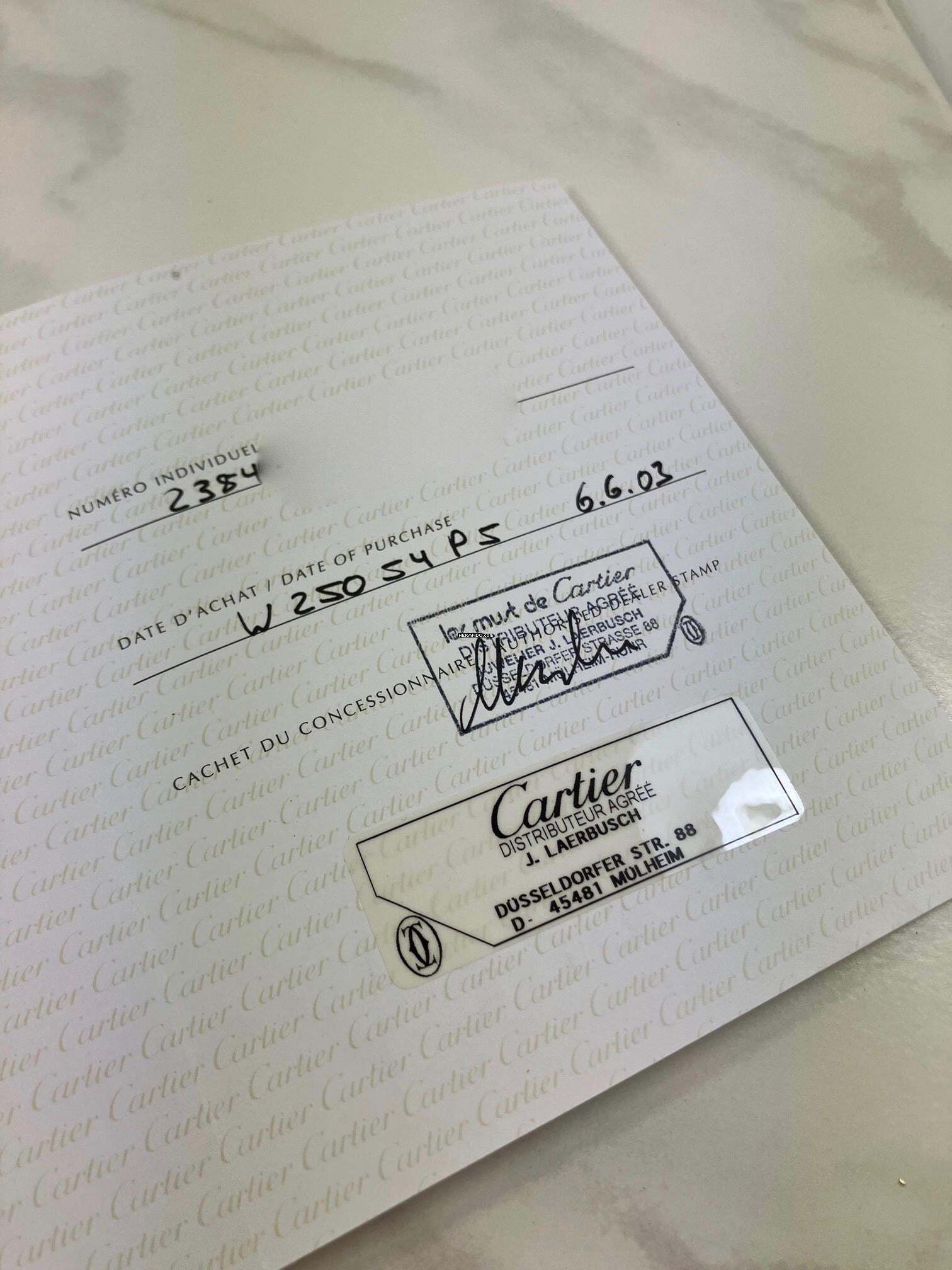 Thumbnail von Cartier Panthère Medium Date 27mm / Box+Papers / 2003