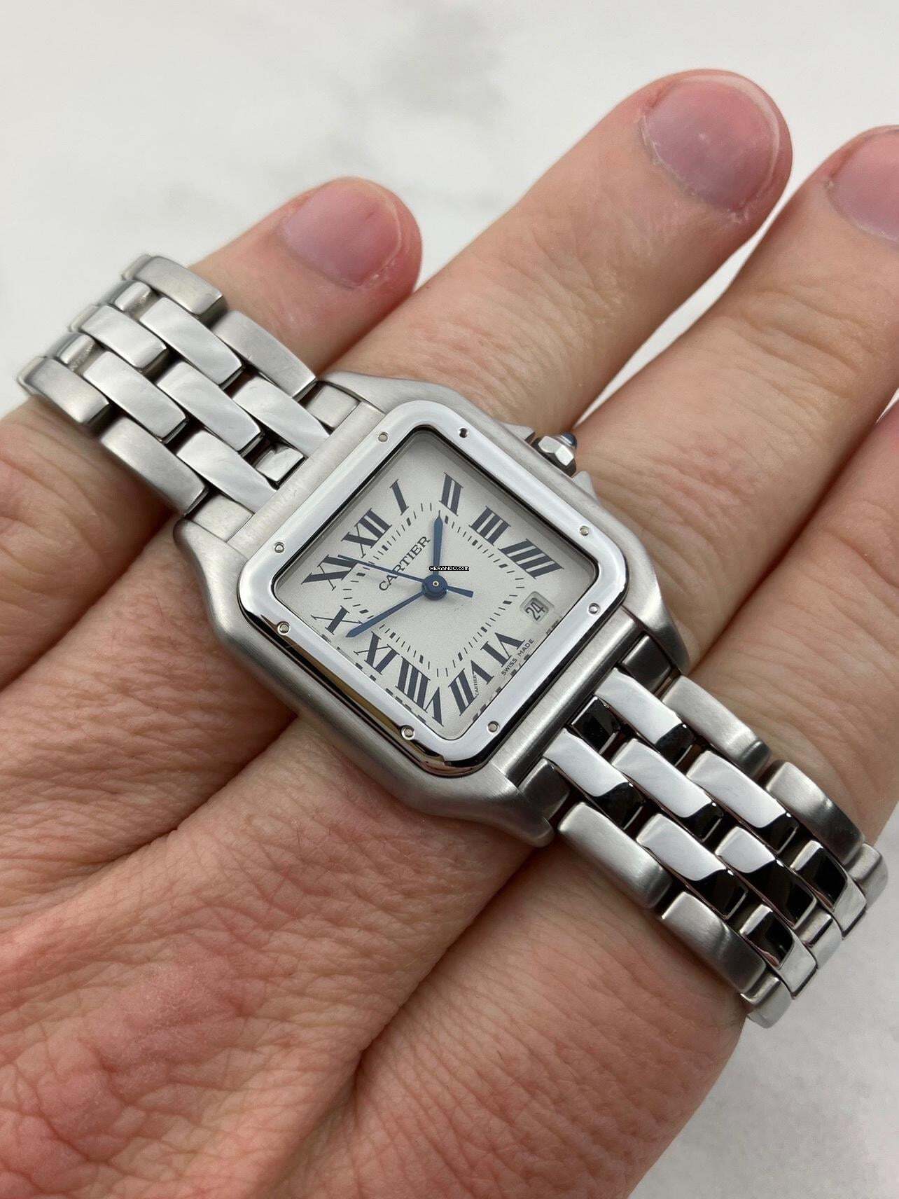 Cartier Panthère Medium Date 27mm / Box+Papers / 2003 