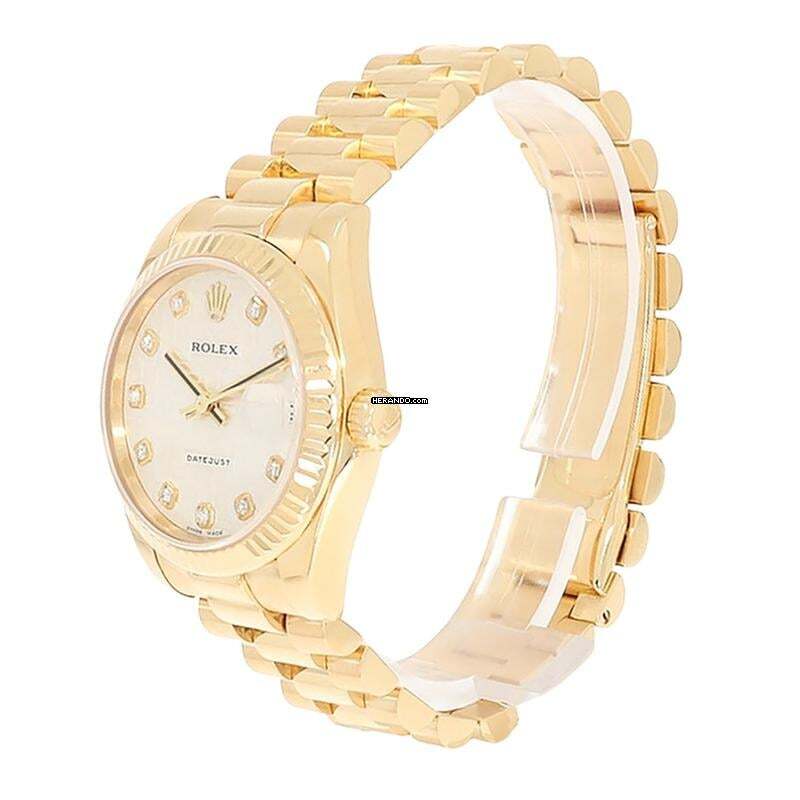 Rolex Datejust 31 Kol Saati Datejust Otomatik 750 sarı altın Ref. 178278